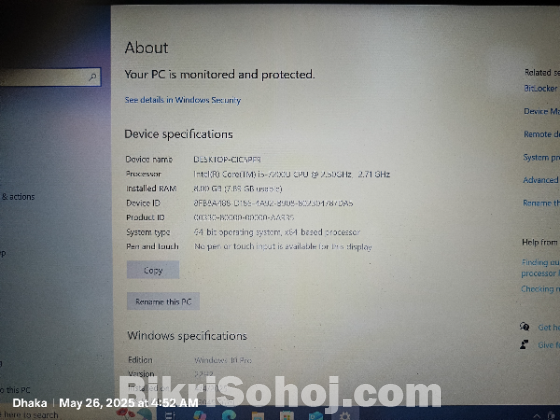HP Probook 440 G4 i5 7th Gen Business Series Laptop.